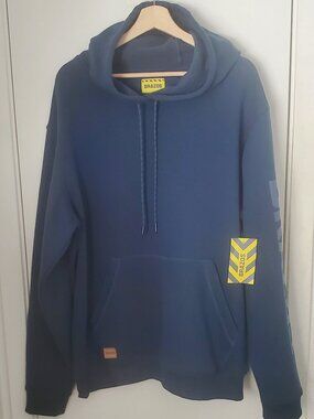 Brazos Blacksmith Heavy Fleece Hoodie Teal Green Men's Size XL